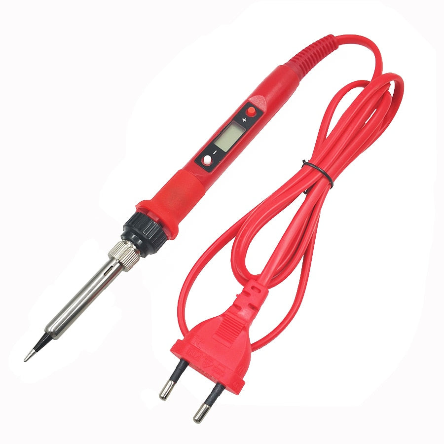 80W Digital Electric Soldering Iron 220V 110V Temperature  Adjustable LCD display Solder welding iron tool kit  Tips 60W/80W